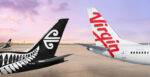 Air New Zealand and Virgin Australia tails